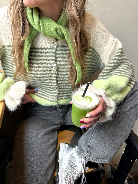 Triangle sjaal green