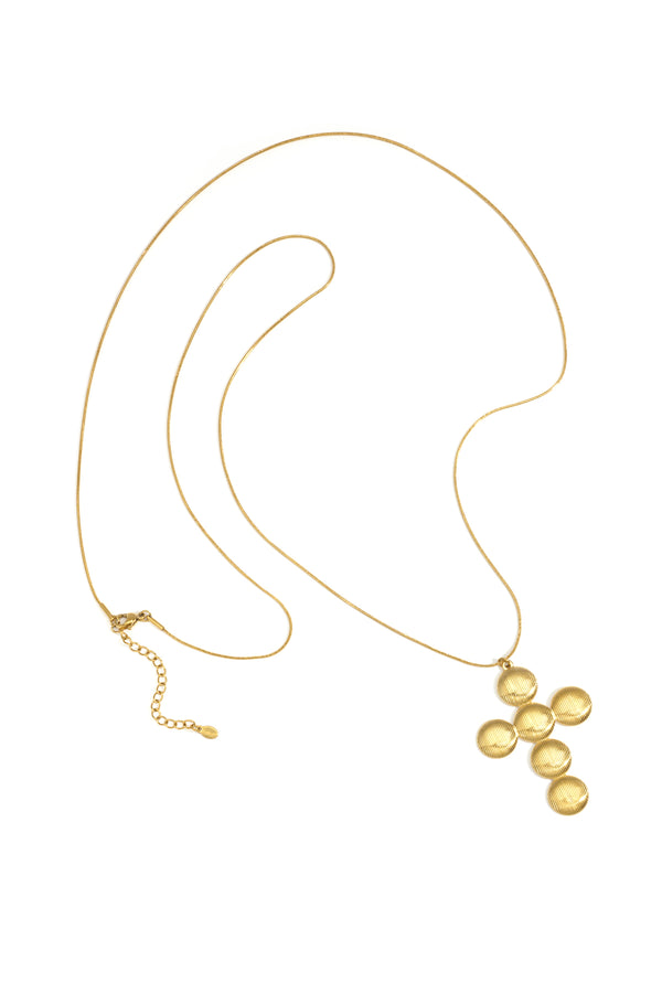 Statement ketting kruis lang