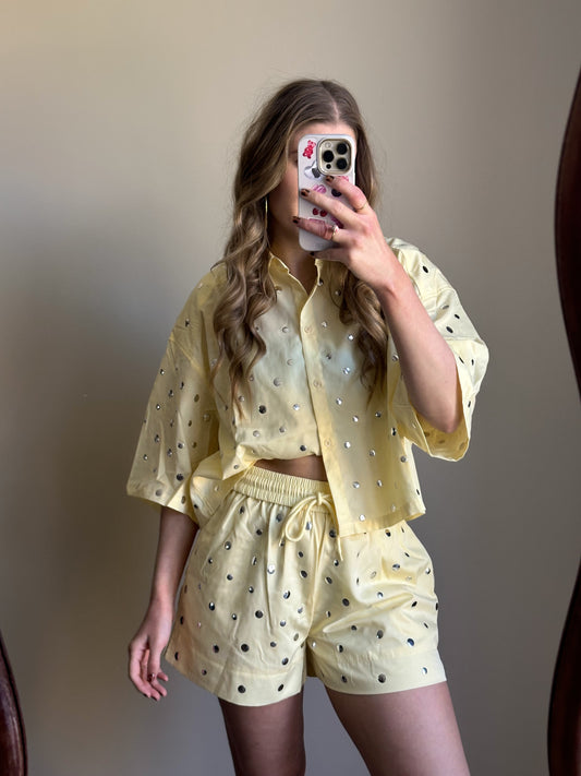 Studio Amaya Mara Blouse butter yellow