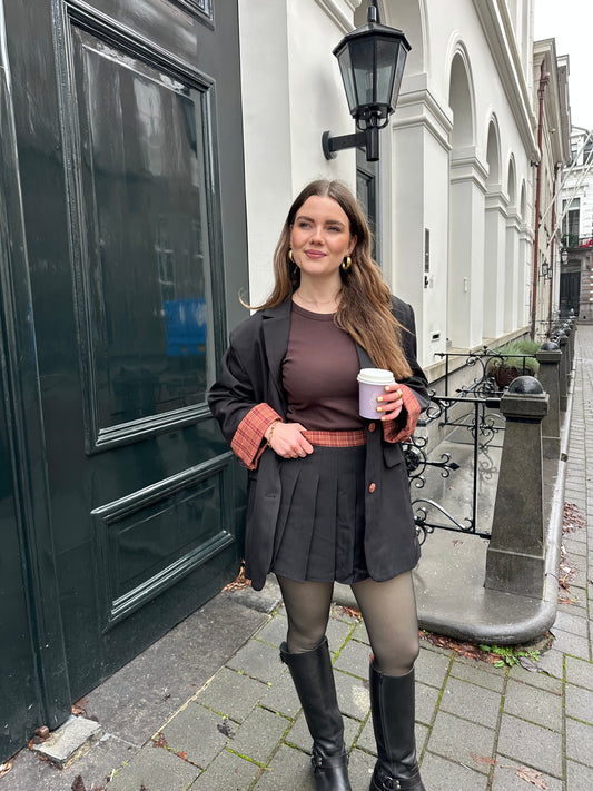 Angela skort zwart