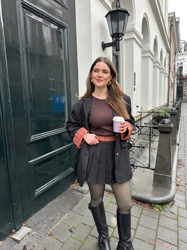 Angela skort zwart