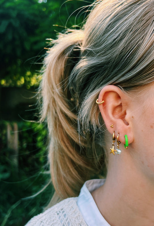 Lis studs goud