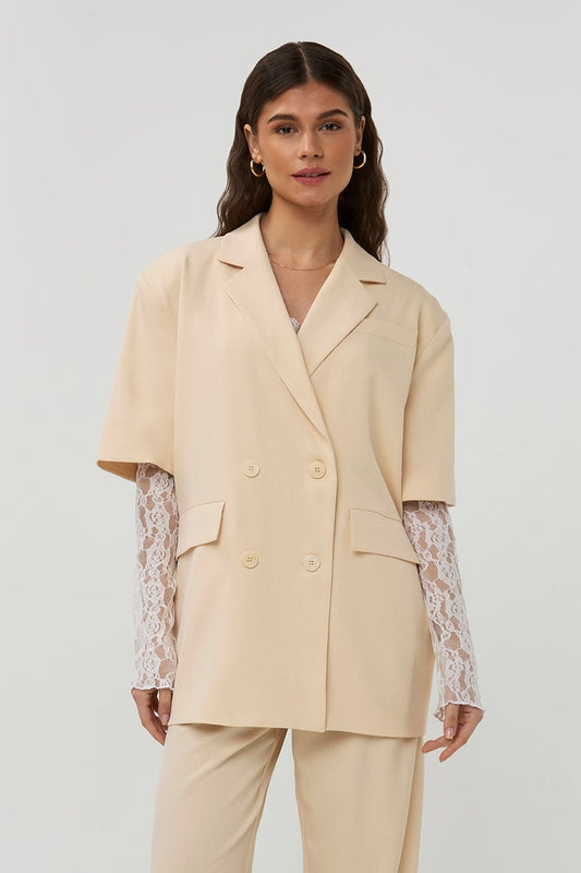 Studio Amaya Fendi blazer beige